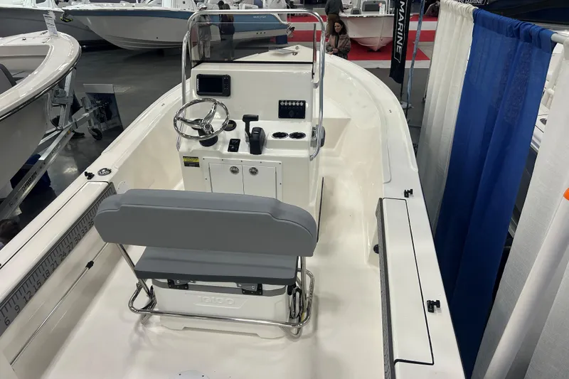 Slide: The Image of Interior view of May-Craft 182 CC boat, model year 2026. - 2