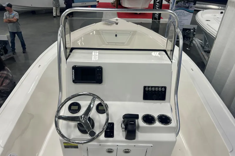 Slide: The Image of Interior view of May-Craft 182 CC boat, model year 2026. - 3