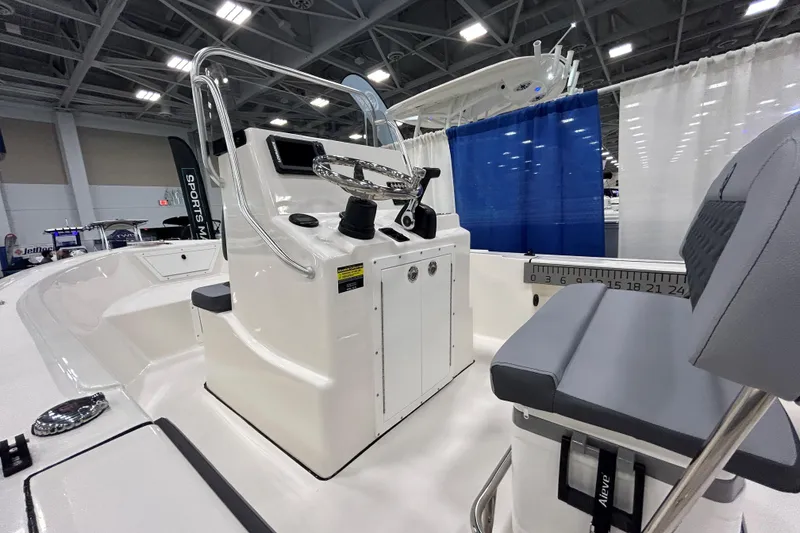 Slide: The Image of Interior view of May-Craft 182 CC boat, model year 2026. - 7