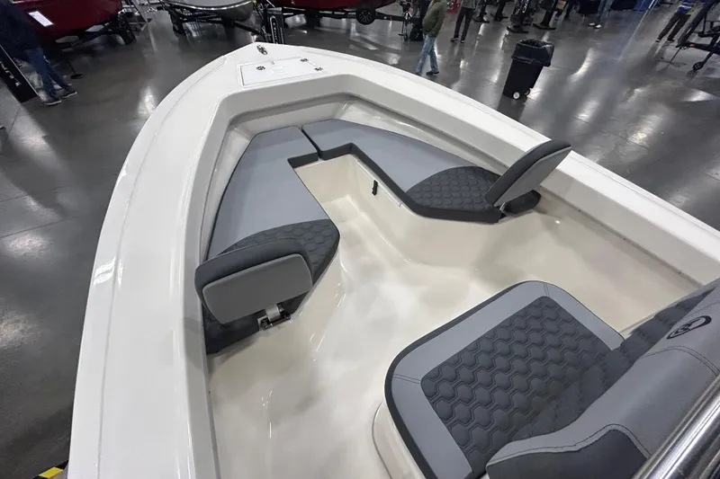 Slide: The Image of Interior view of May-Craft 208 CC boat, model year 2026. - 19