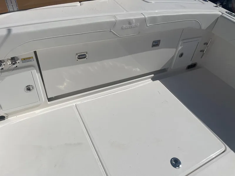 Slide: The Image of Interior of a 2025 Regulator 31 boat. - 24