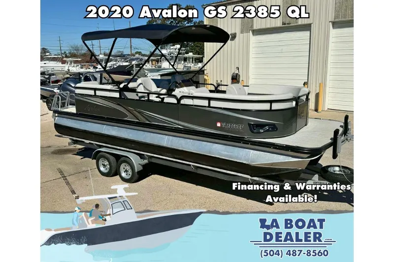The Image of 2020 Avalon GS Quad Lounger boat on trailer, financing and warranties available. - 0