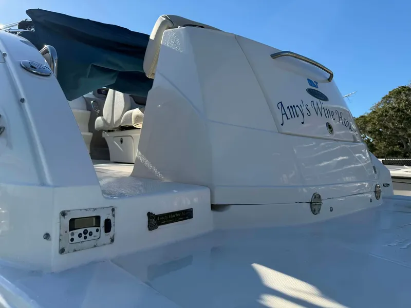 Slide: The Image of 2008 Chaparral Signature 250 boat with "Amy's Wine House" lettering. - 32