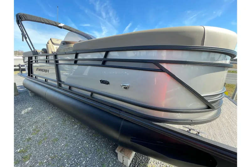 The Image of 2026 Starcraft EXS 3 R pontoon boat with sleek design and modern features. - 0