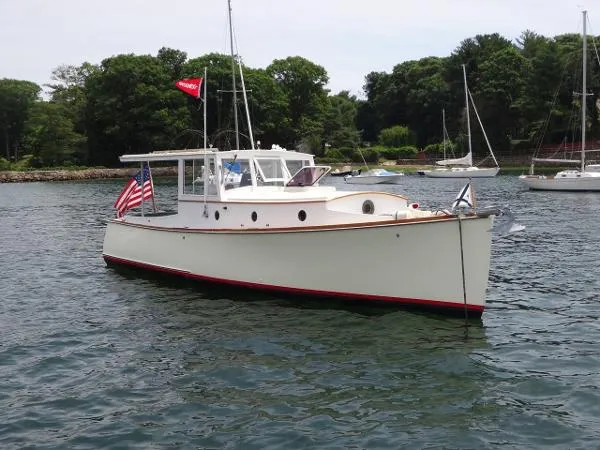 Slide: The Image of Bob Stephens Custom Downeast Picnic Boat 2005 - 0