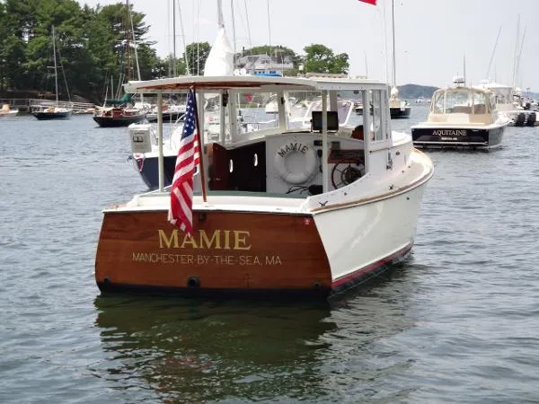 Slide: The Image of Bob Stephens Custom Downeast Picnic Boat 2005 - 1