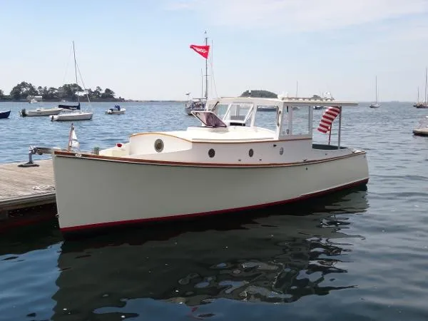Slide: The Image of Bob Stephens Custom Downeast Picnic Boat 2005 - 10
