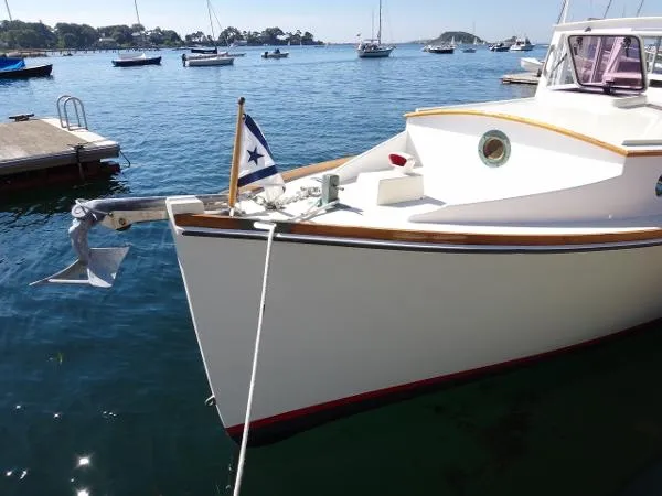 Slide: The Image of Bob Stephens Custom Downeast Picnic Boat 2005 - 11