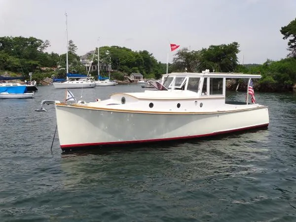 Slide: The Image of Bob Stephens Custom Downeast Picnic Boat 2005 - 4
