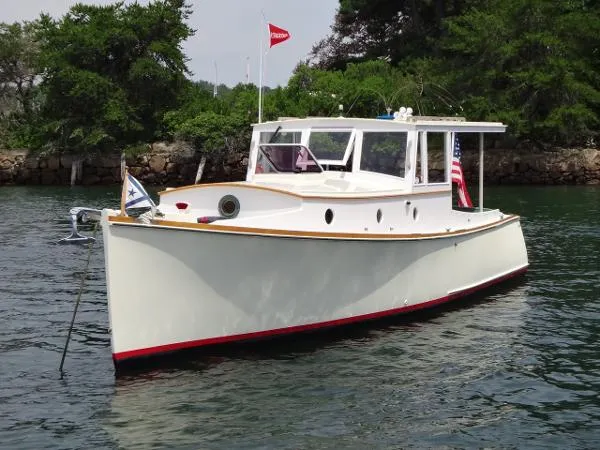 Slide: The Image of Bob Stephens Custom Downeast Picnic Boat 2005 - 5