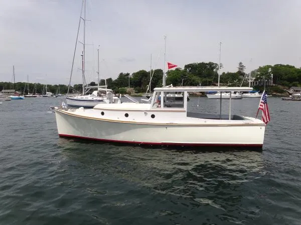Slide: The Image of Bob Stephens Custom Downeast Picnic Boat 2005 - 6