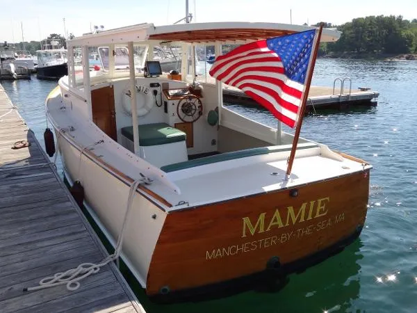 Slide: The Image of Bob Stephens Custom Downeast Picnic Boat 2005 - 7