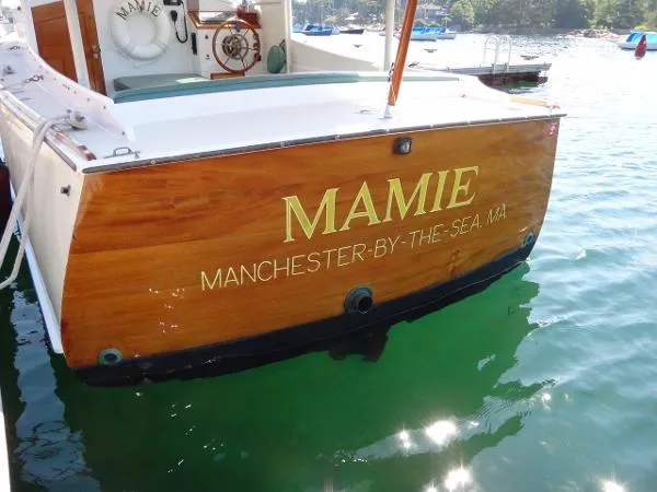 Slide: The Image of Bob Stephens Custom Downeast Picnic Boat 2005 - 9