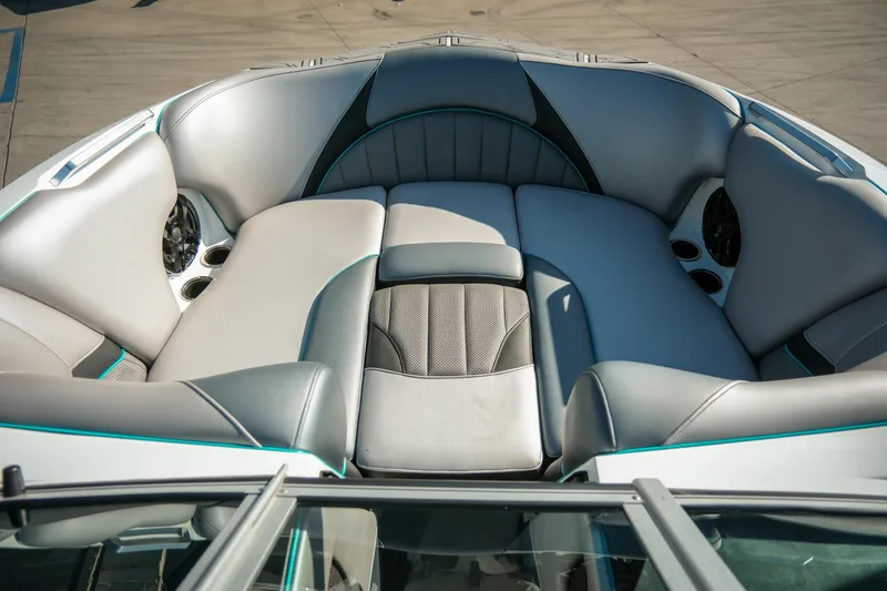 Slide: The Image of Luxurious interior of 2019 MB B52 23 Classic boat with plush seating. - 15