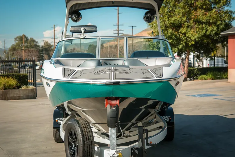 Slide: The Image of 2019 MB B52 23 Classic boat on trailer, parked outdoors. - 5