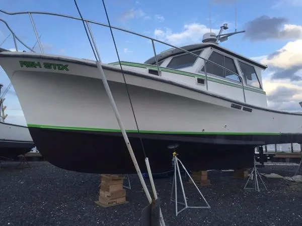 Slide: The Image of JC Boat Builders Downeast 1985 - 7