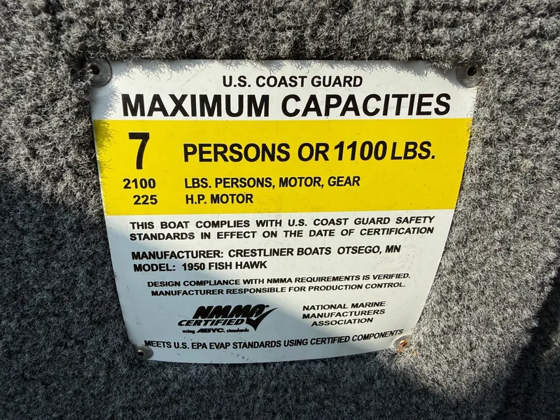 Slide: The Image of Crestliner 1950 Fish Hawk Walk-through w/ 175HP Mercury! 2018 - 8