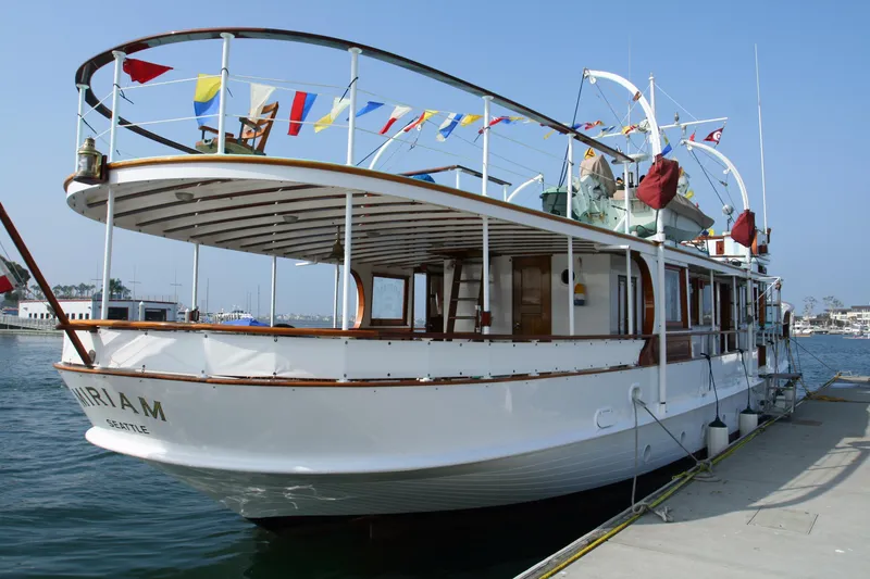 Slide: The Image of Custom J.M. Martinac Classic Fantail Motor Yacht 1946 - 69