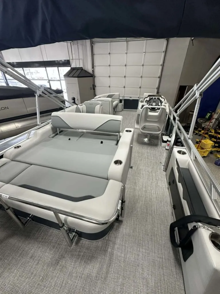 Slide: The Image of Avalon Venture 85 Versatile Rear Bench 23 FT 2026 - 2