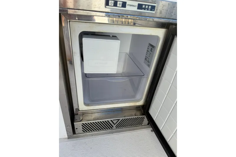 Slide: The Image of Open Vitrifrigo ice maker on Seawind 1370 yacht, 2024 model. - 56