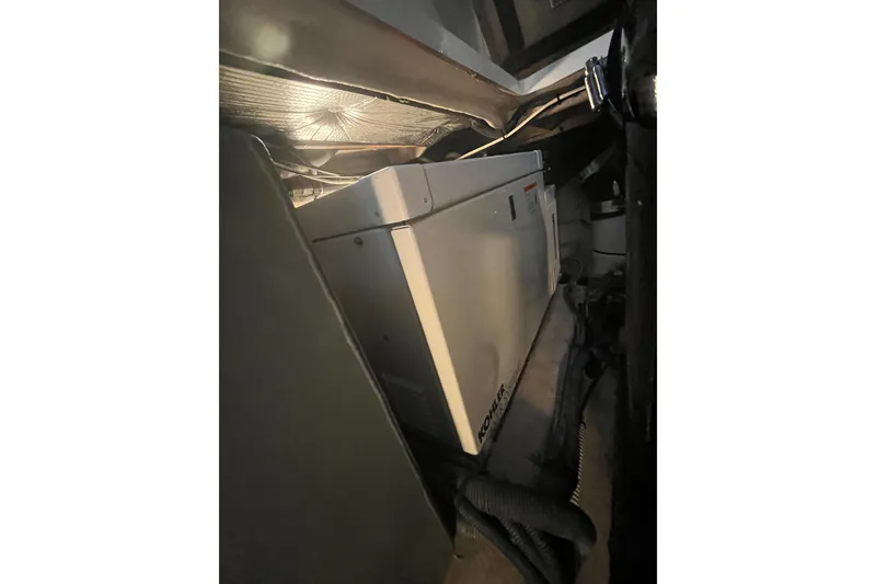 Slide: The Image of Engine room of 2005 Sea Ray 360 Sundancer with Kohler generator. - 34