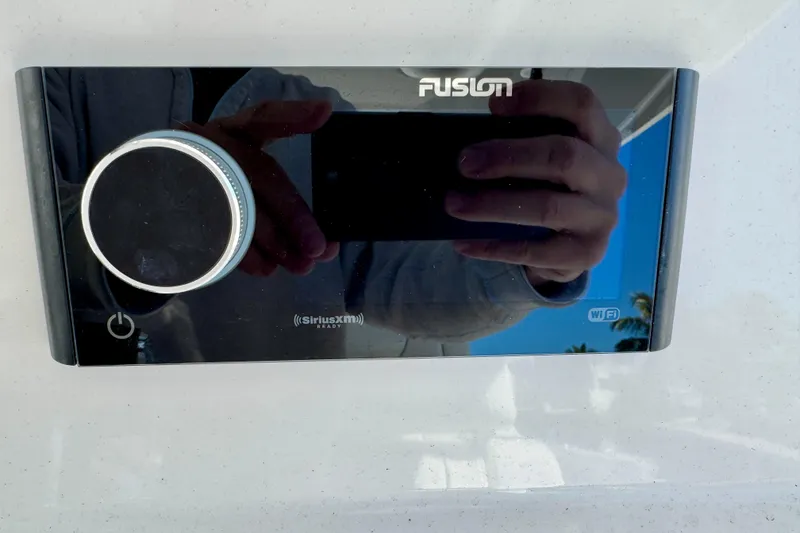 Slide: The Image of 2024 Intrepid 407 Nomad FE Fusion stereo system with SiriusXM and WiFi features. - 35