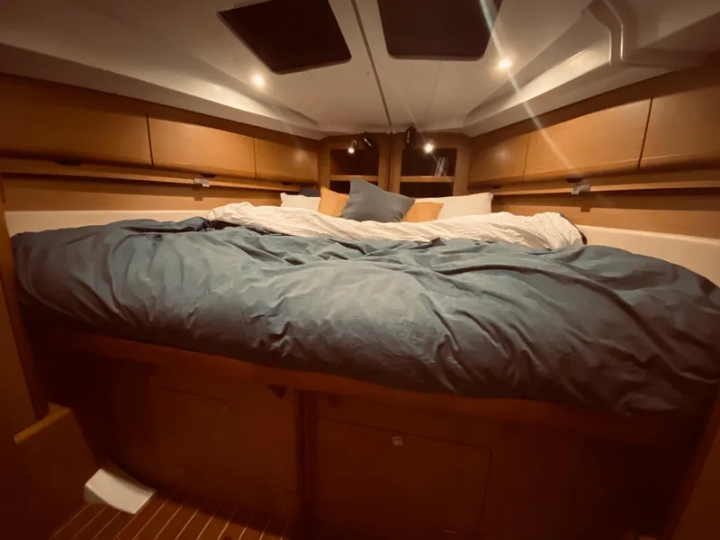 Slide: The Image of Cozy cabin of Jeanneau Sun Odyssey 44i, 2010 model. - 10