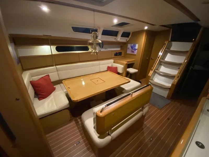Slide: The Image of Interior of Jeanneau Sun Odyssey 44i yacht, year 2010. - 2