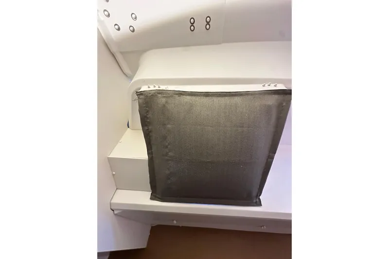 Slide: The Image of Interior view of 2021 Jeanneau Sun Odyssey 349 sailboat, featuring a sleek, modern design. - 52