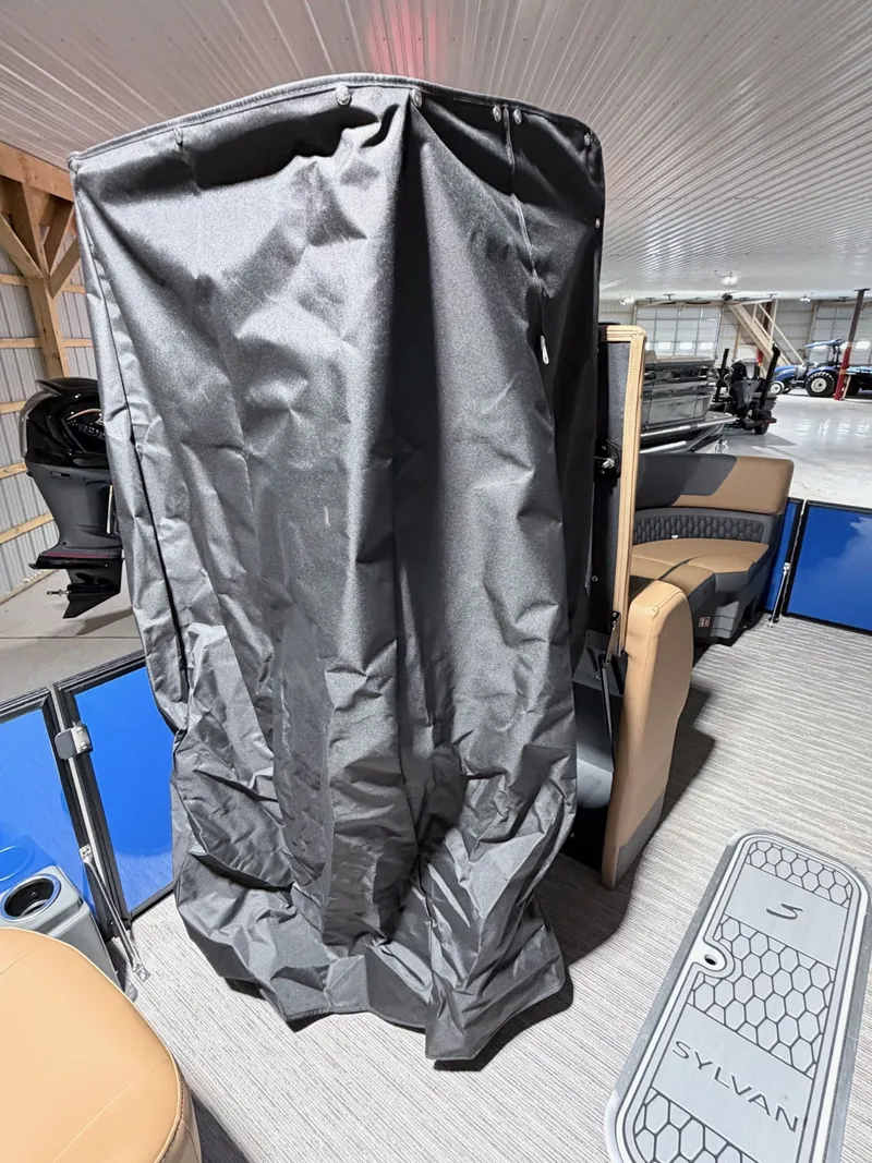 Slide: The Image of Interior of 2026 Sylvan L5 LZ DH with gray curtain. - 19