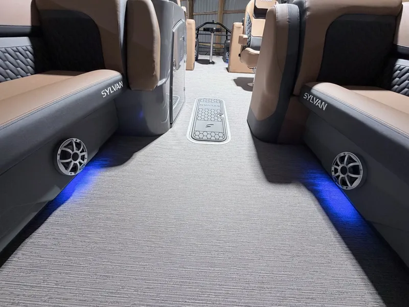 Slide: The Image of Interior of 2026 Sylvan L5 LZ DH with blue LED lighting. - 29