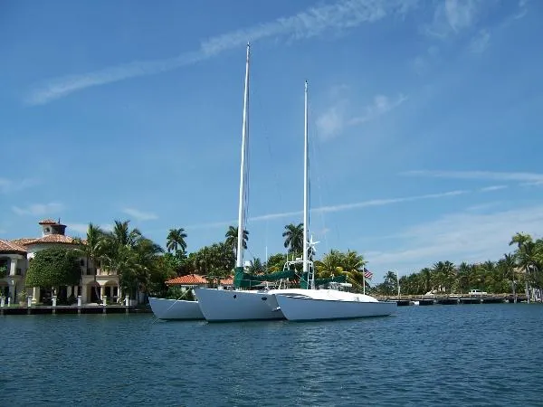 Slide: The Image of Chris White Juniper 2 Trimaran 1989 - 2