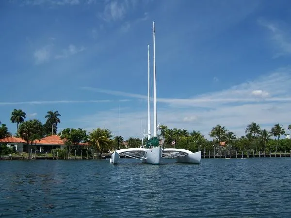 Slide: The Image of Chris White Juniper 2 Trimaran 1989 - 4