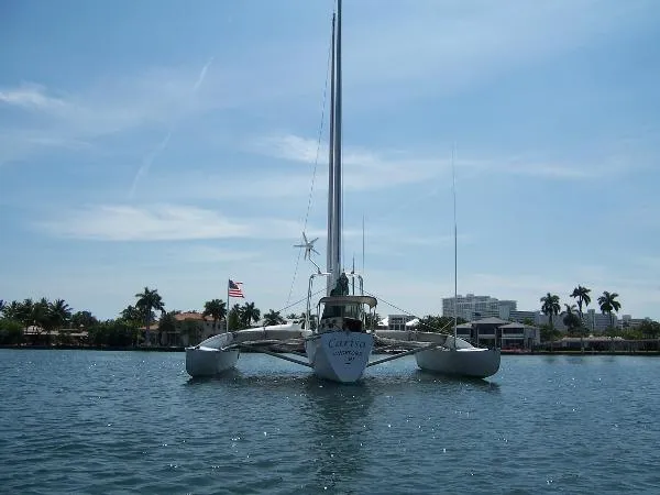 Slide: The Image of Chris White Juniper 2 Trimaran 1989 - 6
