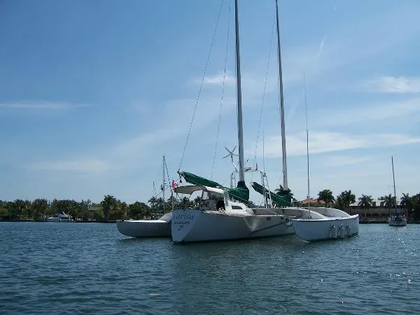 Slide: The Image of Chris White Juniper 2 Trimaran 1989 - 7