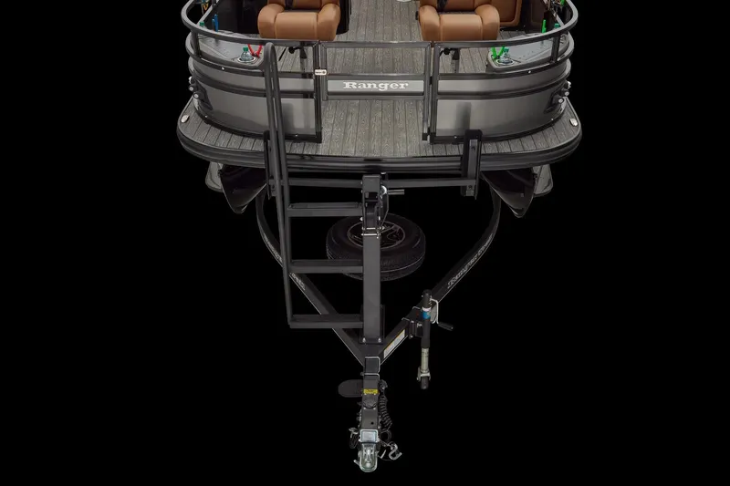 Slide: The Image of Luxurious tan and black seat in 2026 Ranger 220F boat, showcasing premium design. - 9