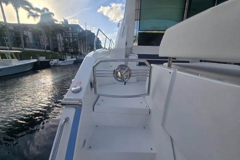 Slide: The Image of Engine room of 2018 Cruisers Yachts 50 Cantius with visible mechanical components. - 37