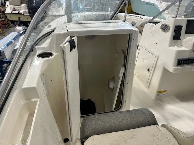 Slide: The Image of Interior of Key West 203 DFS boat, model year 2025. - 11