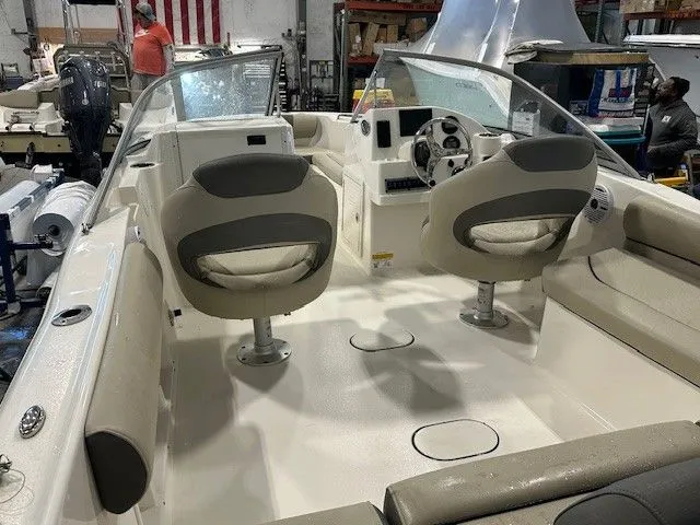 Slide: The Image of Interior view of Key West 203 DFS boat, model year 2025. - 7