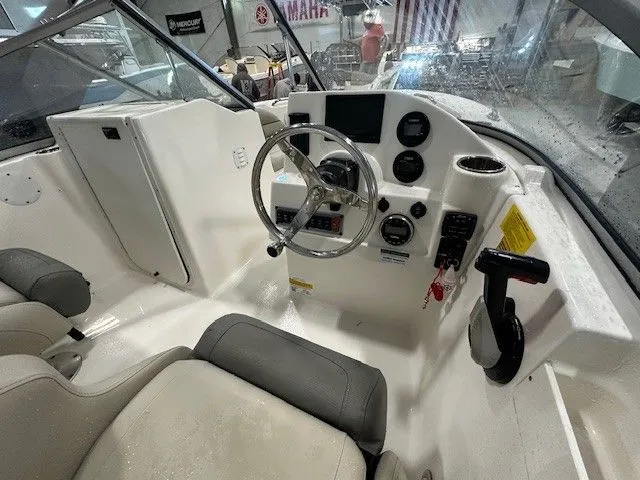 Slide: The Image of Interior view of Key West 203 DFS boat, model year 2025. - 8