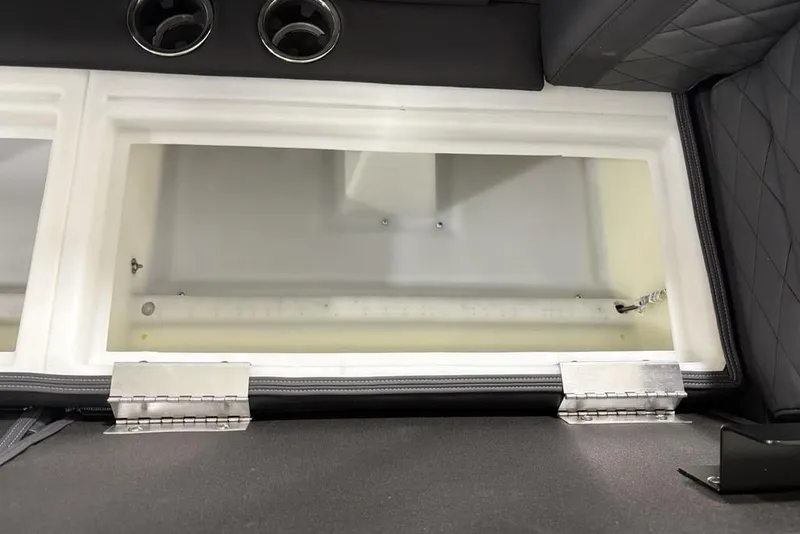 Slide: The Image of Interior storage compartment of 2026 Godfrey Monaco 235 SB iMPACT pontoon boat. - 29