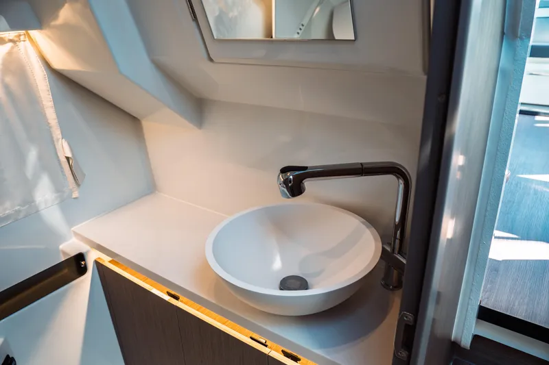 Slide: The Image of Modern bathroom sink in 2025 Jeanneau NC 895 Series 2 boat interior. - 34