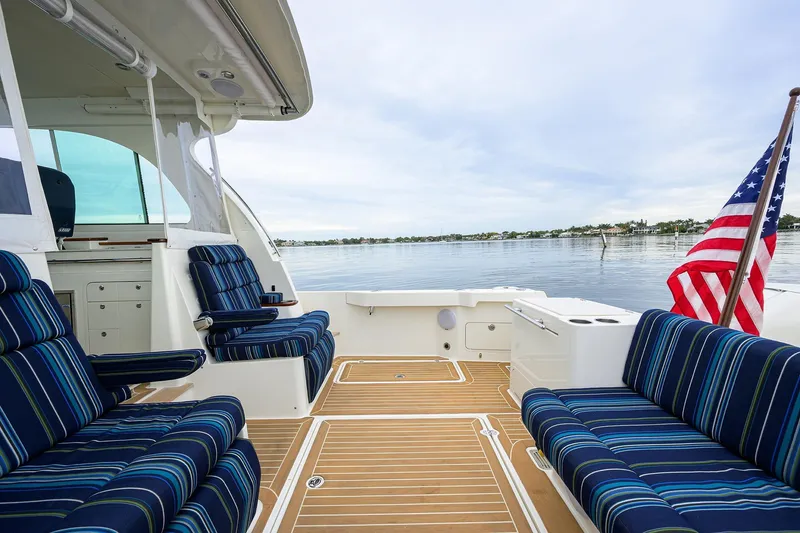 Slide: The Image of Hinckley 40X Renie Vie- Cockpit - 15