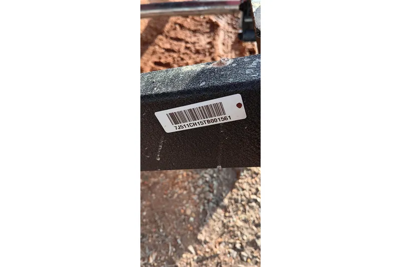 Slide: The Image of Barcode sticker on 2026 Tracker Pro Team 175 boat component. - 19