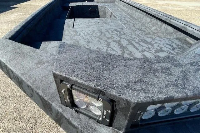 Slide: The Image of Reaper Boats 2026 model 553-1689, featuring a sleek, modern design with advanced lighting. - 3