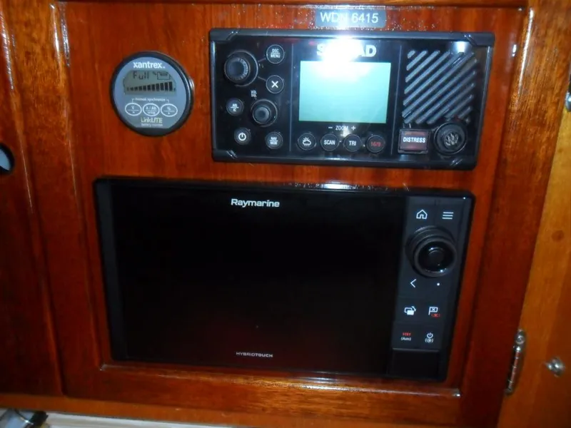 Slide: The Image of Navigation system in Ericson 36C sailboat, year 1976. - 36