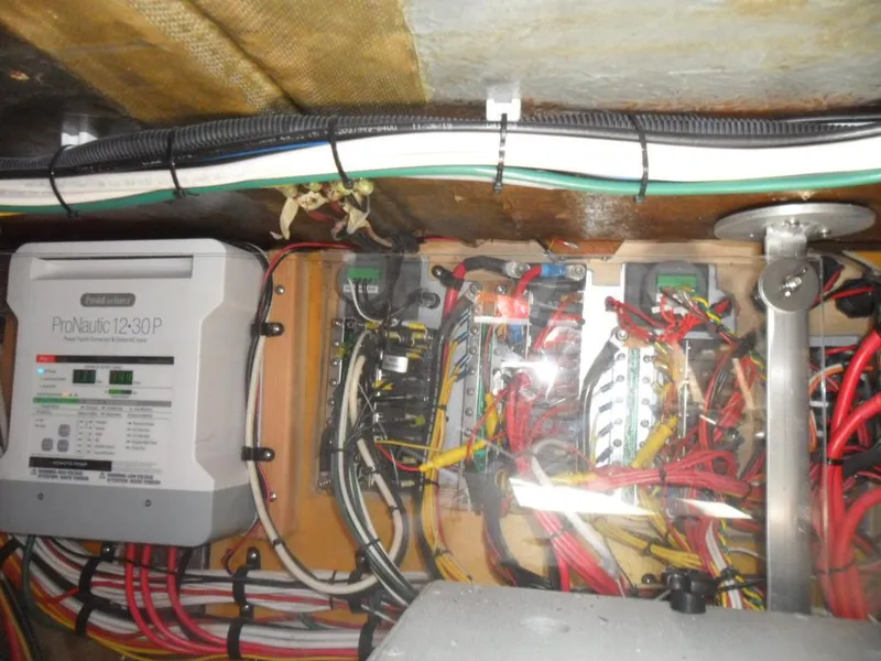 Slide: The Image of Electrical system of 1976 Ericson 36C sailboat. - 38