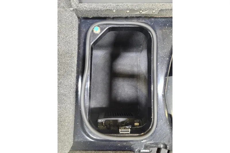 Slide: The Image of Storage compartment in 2025 Triton 21XP boat, featuring a sleek interior design. - 5
