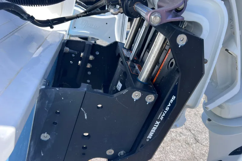 Slide: The Image of 2023 Sea Pro 248 Bay boat with SeaStar Xtreme hydraulic steering system. - 11