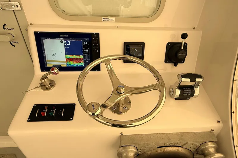 Slide: The Image of Engine room of 2025 Wesmac 42 boat with wiring and equipment. - 58